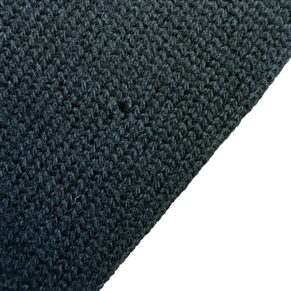Jacob Miller Merino Wool Sweater Mens M Black V Neck Extra Fine Wool Classic